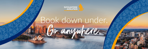 Image for Book down under. Go anywhere.