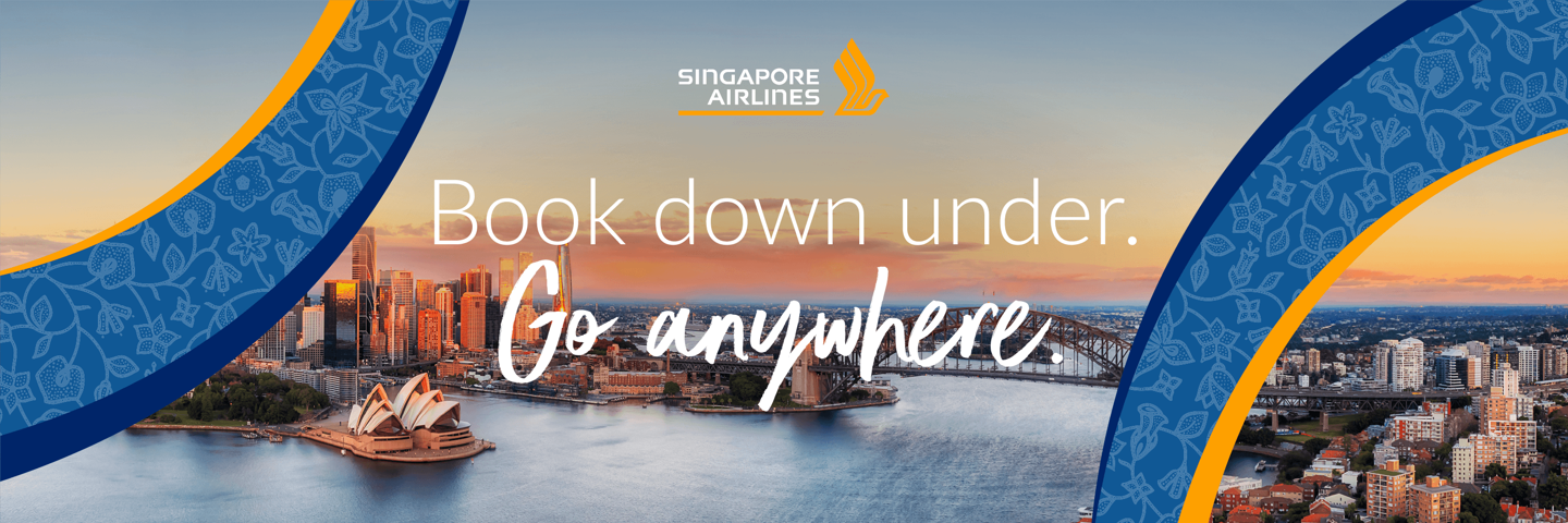 Image for Book down under. Go anywhere.